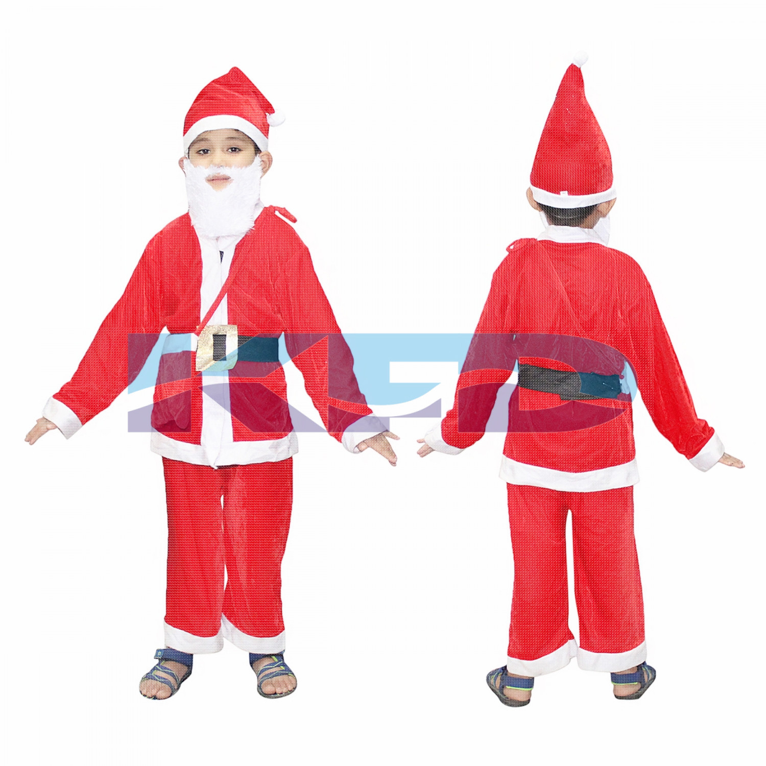 Santa Clause fancy dress for kids,Christmas day Costume for Annual function/Theme Party/Competition/Stage Shows/Birthday Party Dress