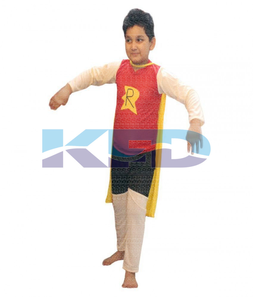 Raju Cartoon fancy dress for kids,Cartoon/superhero Costume for School Annual function/Theme Party/Competition/Stage Shows Dress