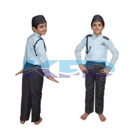 Pilot Blue Fancy Dress For Kids,Our Helper Costume For Annual Function/Theme Party/Competition/Stage Shows Dress