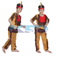 Red Indian fancy dress for kids,Trible Costume for Annual function/Theme Party/Competition/Stage Shows Dress