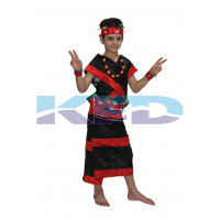 Nagaland boy fancy dress for kids,Trible costume for School Annual function/Theme Party/Competition/Stage Shows Dress