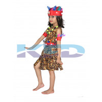 Tribal Girl Fancy dress for kids,Tribal costume for School Annual function/Theme Party/Competition/Stage Shows Dress (KFD)