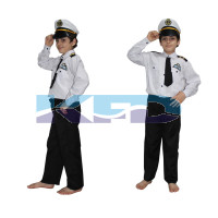 Pilot Black Fancy Dress For Kids,Our Helper Costume For Annual Function/Theme Party/Competition/Stage Shows Dress