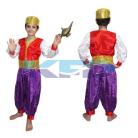Aladdin Fancy dress for kids,Fairy Teles,Story book Costume for Annual function/Theme Party/Competition/Stage Shows/Birthday Party Dress