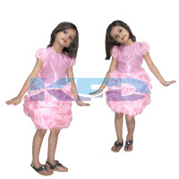 Barbie Girl fancy dress for kids,Fairy Tales Costume for Annual function/Theme Party/Competition/Stage Shows/Birthday Party Dress