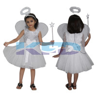Angel Fancy Dress for kids,Fairy Teles,Story book Costume for Annual function/Theme Party/Competition/Stage Shows/Birthday Party Dress