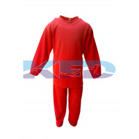 Track Suite RedColor fancy dress for kids,Costume for School Annual function/Theme Party/Competition/Stage Shows/Birthday Party Dress