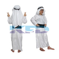 Shepherd/Arabian Shaikh Traditional Wear Global Costume For Kids School Annual function/Theme Party/Competition/Stage Shows Dress