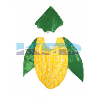  Corn Vegetables Costume only cutout with Cap for Annual function/Theme Party/Competition/Stage Shows/Birthday Party Dress