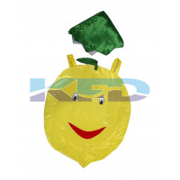  Lemon Vegetables Costume only cutout with Cap for Annual function/Theme Party/Competition/Stage Shows/Birthday Party Dress