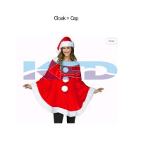 Santa Cloak fancy dress for kids, Christmas Costume for School Annual function/Theme Party/Competition/Stage Shows Dress