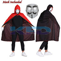 Dracula Cape Revesable fancy dress for kids, Halloween Costume for School Annual function/Theme Party/Competition/Stage Shows Dress