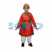 Rajasthani anrakha plain fancy dress for kids, Indian State/Dance Costume for School Annual function/Theme Party/Competition/Stage Shows Dress