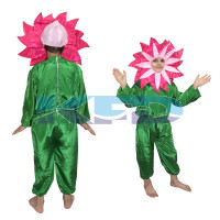 Pink flower fancy dress for kids,Nature Costume for Annual function/Theme Party/Stage Shows/Competition/Birthday Party Dress