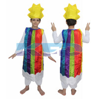 Rainbow fancy dress for kids,Nature Costume for Annual function/Theme Party/Competition/Stage Shows Dress