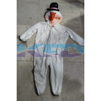 Snowman With Hood fancy dress for kids,Wild Animal Costume for School Annual function/Theme Party/Competition/Stage Shows  Dress