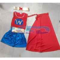 Wonder Girl Old  Fancy Dress For Kids,Costume For Annual Function/Theme Party/Competition/Stage Shows Dress
