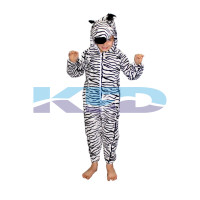 Zebra fancy dress for kids,Wild Animal Costume for Annual function/Theme Party/Competition/Stage Shows/Birthday Party Dress