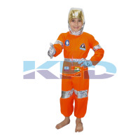  Astronaut Orange CosPlay Costume,Space Costume For Kids School Annual function/Theme Party/Competition/Stage Shows/Birthday Party Dress