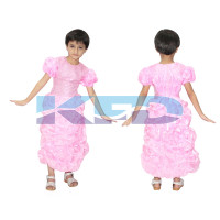 Pink LCD Gown,Fairy Tales Costume For School Annual function/Theme Party/Competition/Stage Shows/Birthday Party Dress
