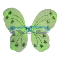 Green Butterfly Wings For Kids School Annual function/Theme Party/Competition/Stage Shows/Birthday Party Dress