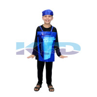 Dustbin Costume For Kids/Social Message Hygiene Costume/Cosplay Costume/For Annual function/Theme Party/Competition/Stage Shows/Birthday Party Dress
