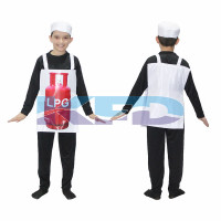 LPG Gas Cylinder Costume For Kids/Object Fancy Dress For Kids/For Kids Annual function/Theme Party/Competition/Stage Shows/Birthday Party Dress