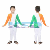 Tri Color Track Suit fancy dress for kids,Western Costume for Annual function/Theme Party/Competition/Stage Shows/Birthday Party Dress