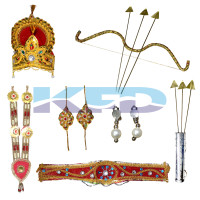 Raja Ram Jewellery For Kids Ramleela/Janmashtami/Mythological Character For Kids School Annual function/Theme Party/Competition/Stage Shows Dress