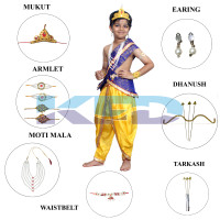 Ram belt blue 5 Line Mala fancy dress for kids,Mythological  Costume for School Annual function/Theme Party/Competition/Stage Shows Dress