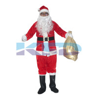 Santa Clause Heavy fancy dress for kids,Christmas day Costume for Annual function/Theme Party/Competition/Stage Shows/Birthday Party Dress