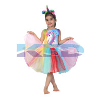 Unicorn Frock,Western Costume For School Annual function/Theme Party/Competition/Stage Shows/Birthday Party Dress