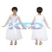 White Net Gown Fairy Tales Costume For School Annual function/Theme Party/Competition/Stage Shows/Birthday Party Dress